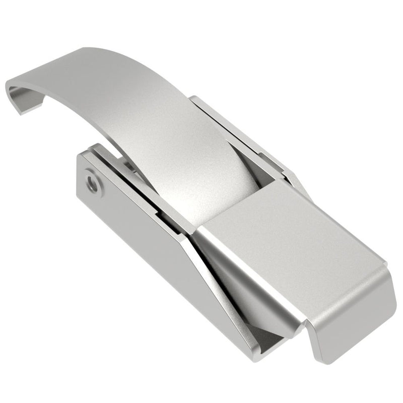 SOUTHCO Over-center Draw Latch Medium Size, Tab Down, No Keeper, Stainless Steel, Passivated [97-50-220-22]