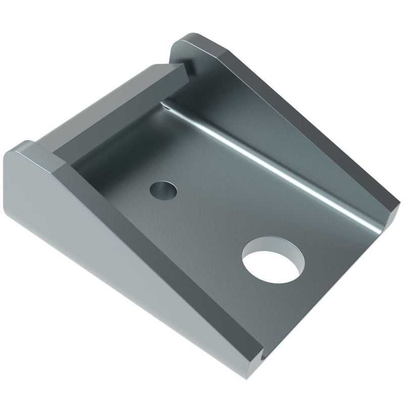SOUTHCO Over-center Draw Latch Medium Size, Exposed Keeper (single hole with locating lug), Steel, Natural [97-57-102-12]