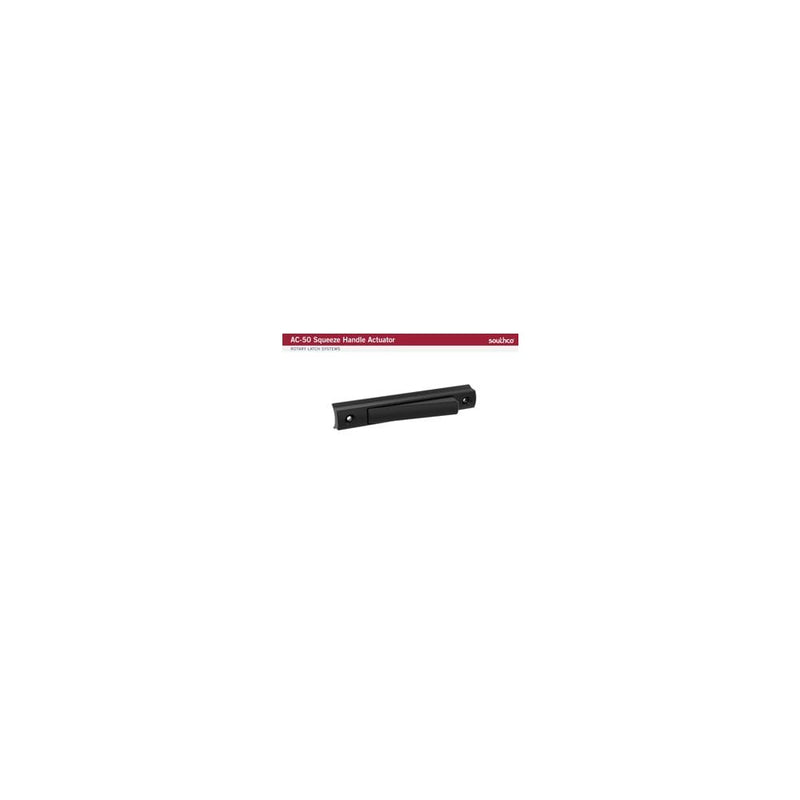 SOUTHCO Actuator, Squeeze Handle, Single or Multi Point With Cable Bracket, Non-Locking, Nylon, Black [AC-50-301-11]