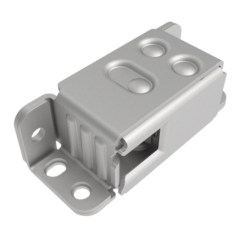 SOUTHCO Push-to-Close , Push-to-Open Latch, Steel, Zinc Plate, Bright chromate [A4-30-201-12]
