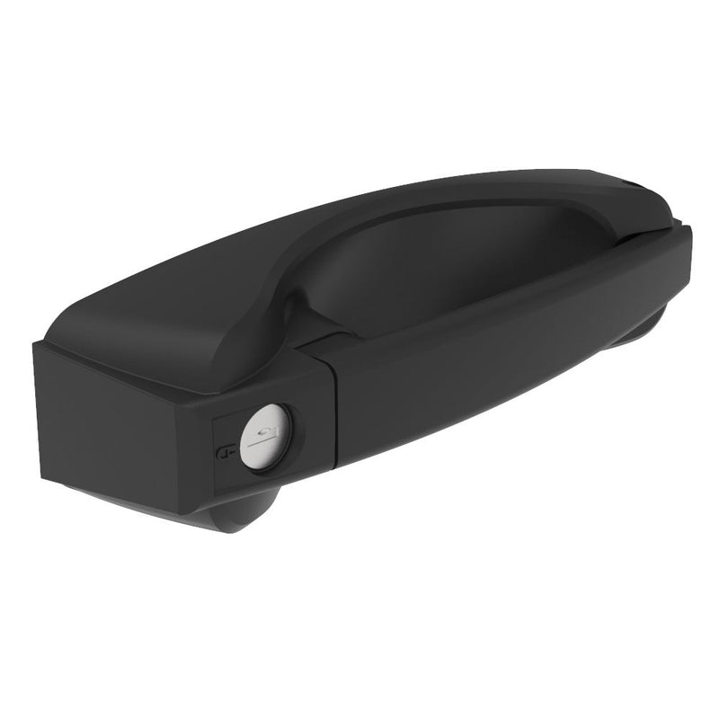 SOUTHCO Actuator, Single Point, Direct Pull, Large Handle, Surface Mount, Reversible Multiple Key Codes (2 Keys Included), Nylon, Black [AC-15-131-11-KD10]