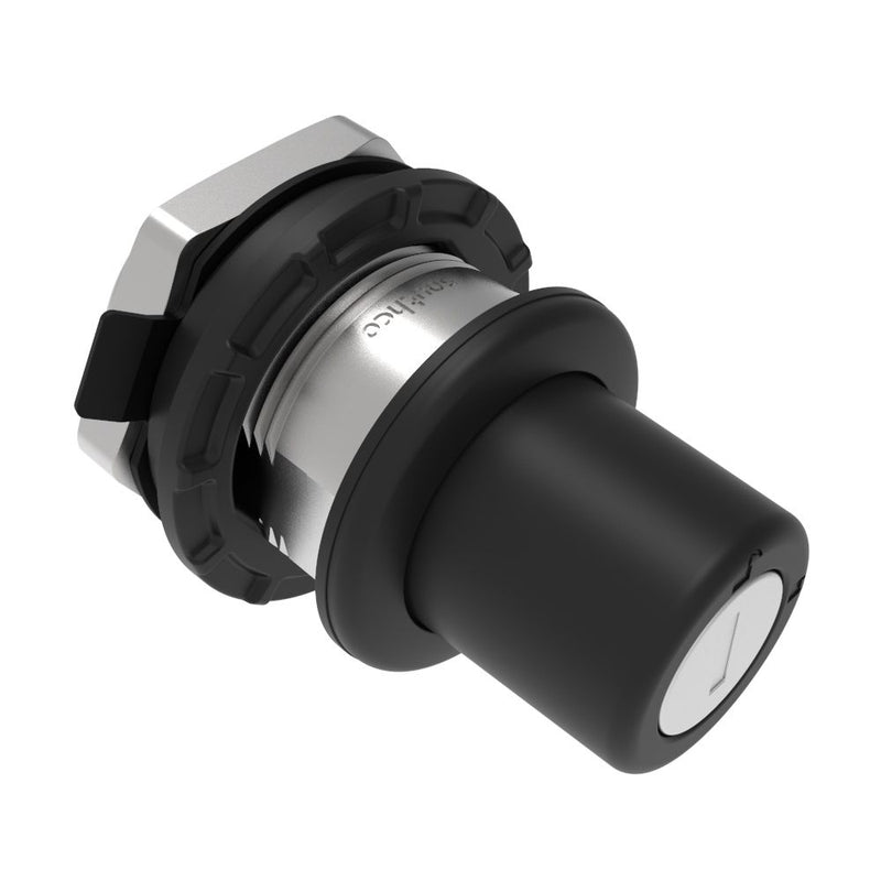 SOUTHCO Actuator, Single Point, Direct Push Button, Standard Key Multiple Key Codes (2 Keys Included), Nylon, Black [AC-30-361-11-MK10]