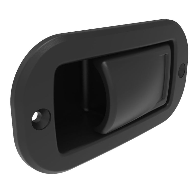 SOUTHCO Actuator, Paddle, Non-Locking, Aluminum Alloy, Black [AC-75-101-11]