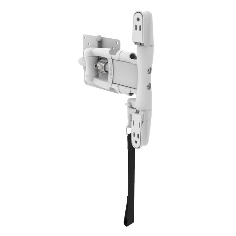 SOUTHCO Monitor Mount, Tilt & Swivel, Single Arm with Lock, Aluminum Alloy, Powder Coat, White [AV-D30-15AC101-76]