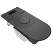 SOUTHCO Compression Latch, Sealed Lever Latch, No Restriction, Non-locking, 1-11mm Panel, 29-45mm Grip, Zinc Alloy, Powder Coat, Black [C5-11-35-3]