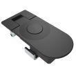SOUTHCO Compression Latch, Sealed Lever Latch, No Restriction, Non-locking, 11-21mm Panel, 45-57mm Grip, Zinc Alloy, Powder Coat, Black [C5-12-45]