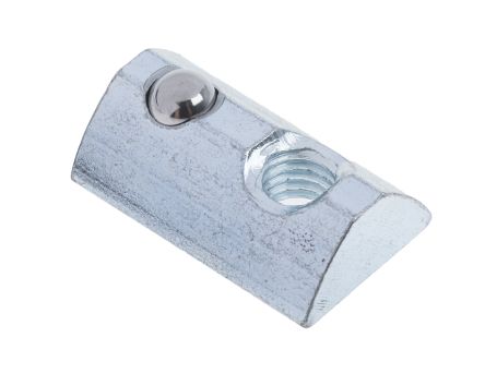 RS PRO M6 T-Slot Nut, Connecting Component, Strut Profile 40 mm, Groove Size 8mm [0]; 767-5654