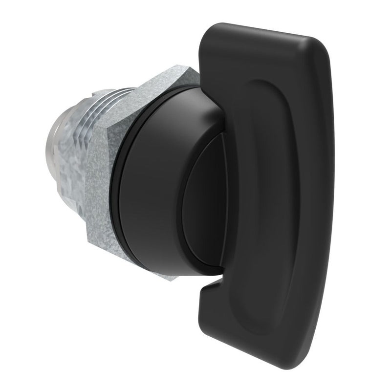 SOUTHCO Cam Lock Latch, Zinc Alloy, Black Core, Black Housing [CM-1-1B109-1B]