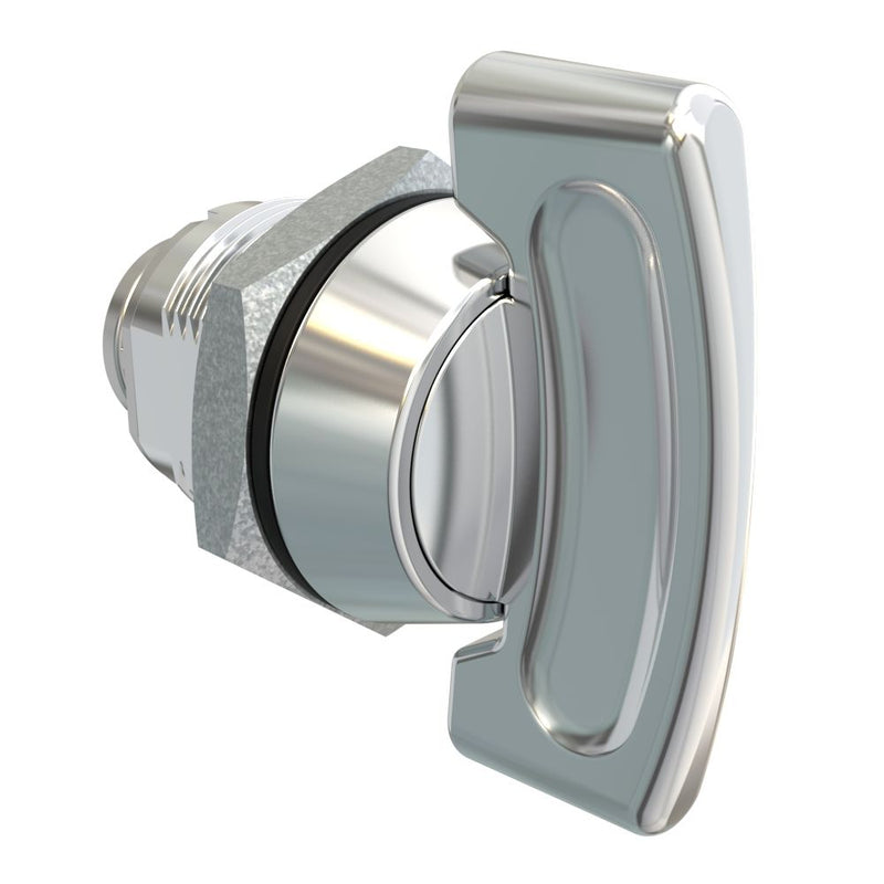 SOUTHCO Cam Lock Latch, Zinc Alloy, Chrome Core, Chrome Housing [CM-1-1C109-1C]