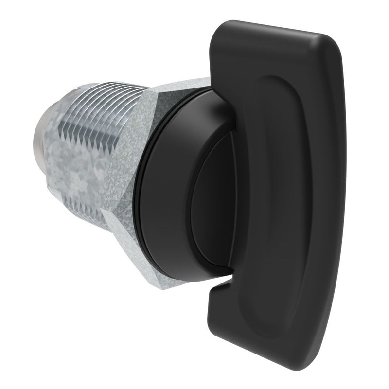 SOUTHCO Cam Lock Latch, Zinc Alloy, Black Core, Black Housing [CM-1-2B109-1B]