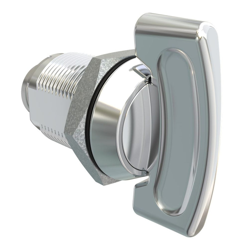 SOUTHCO Cam Lock Latch, Zinc Alloy, Chrome Core, Chrome Housing [CM-1-2C101-1C]