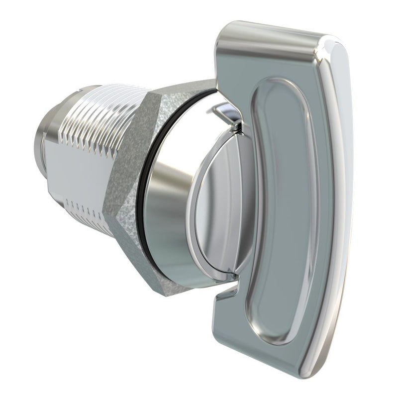 SOUTHCO Cam Lock Latch, Zinc Alloy, Chrome Core, Chrome Housing [CM-1-2C109-1C]