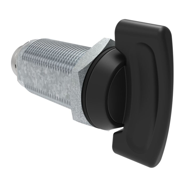 SOUTHCO Cam Lock Latch, Zinc Alloy, Black Core, Black Housing [CM-1-3B109-1B]
