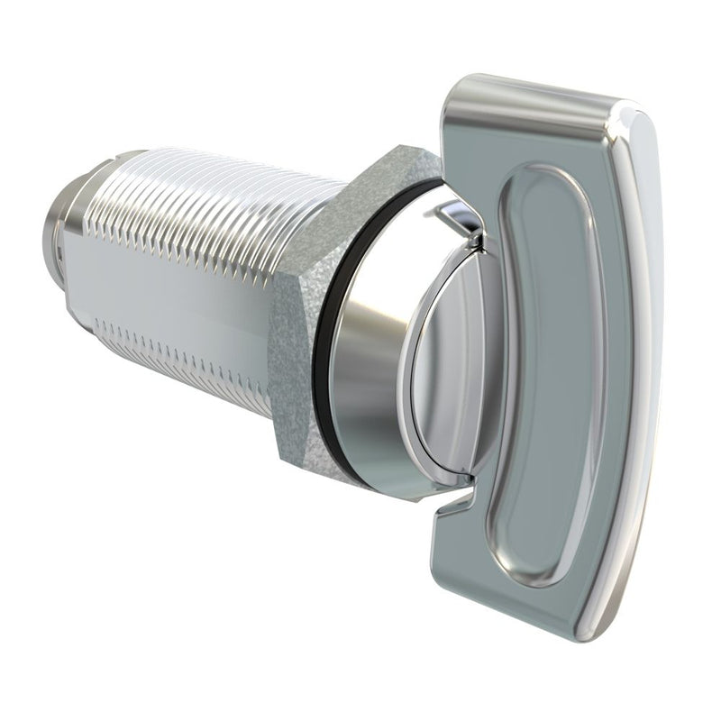 SOUTHCO Cam Lock Latch, Zinc Alloy, Chrome Core, Chrome Housing [CM-1-3C109-1C]