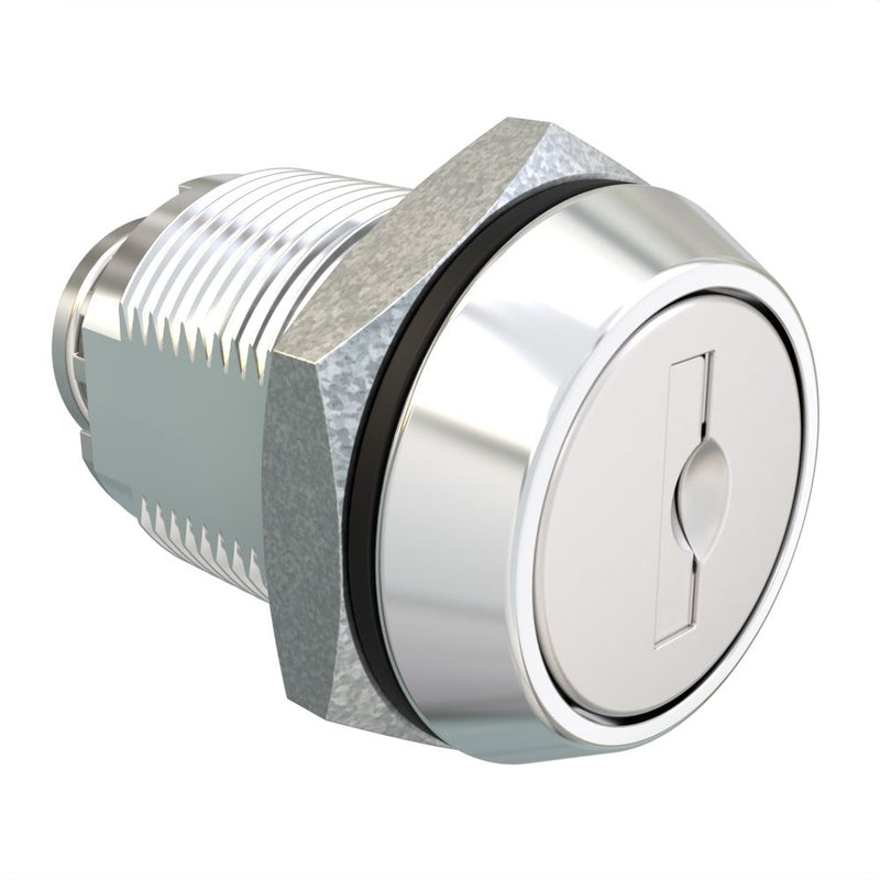 SOUTHCO Cam Lock Latch, Zinc Alloy, Stainless Covered Core, Chrome Housing [CM-2-2C109-2SB]