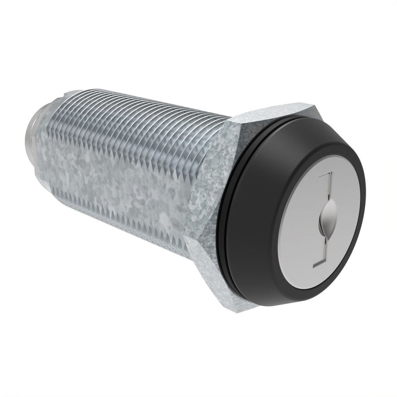 SOUTHCO Cam Lock Latch, Zinc Alloy, Stainless Covered Core, Black Housing [CM-2-4B109-2SB]
