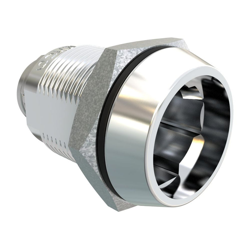 SOUTHCO Cam Lock Latch, Zinc Alloy, No Core, Chrome Housing [CM-3-2C101-NUB]