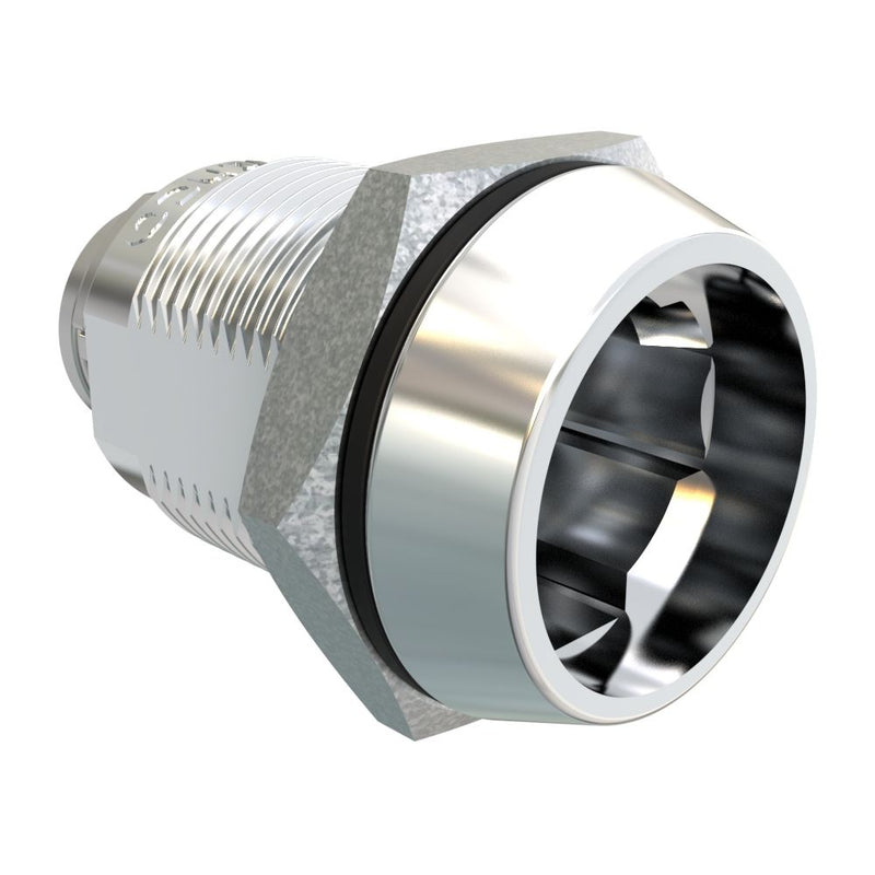SOUTHCO Cam Lock Latch, Zinc Alloy, No Core, Chrome Housing [CM-3-2C109-NUB]
