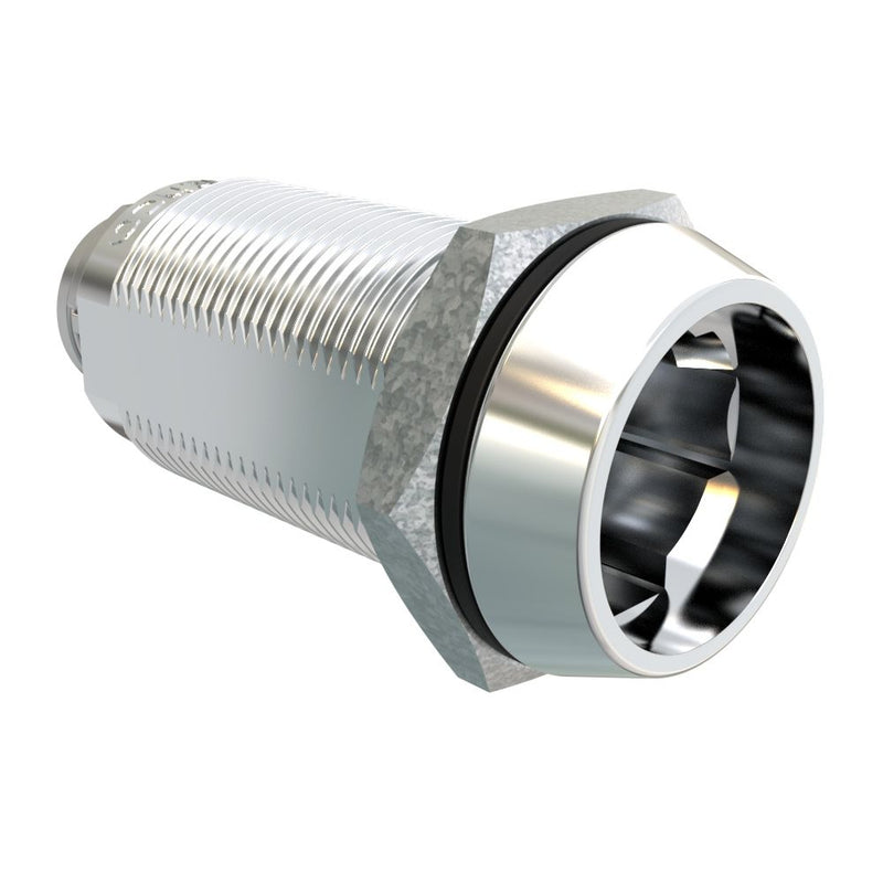 SOUTHCO Cam Lock Latch, Zinc Alloy, No Core, Chrome Housing [CM-3-3C109-NUB]