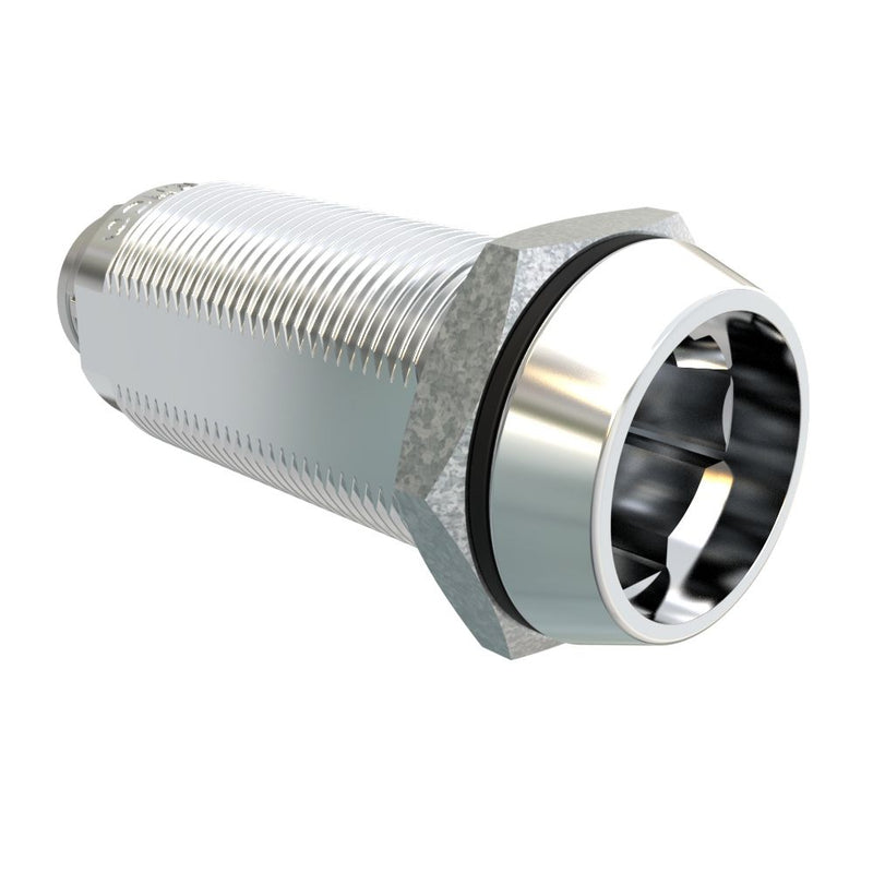 SOUTHCO Cam Lock Latch, Zinc Alloy, No Core, Chrome Housing [CM-3-4C101-NUB]