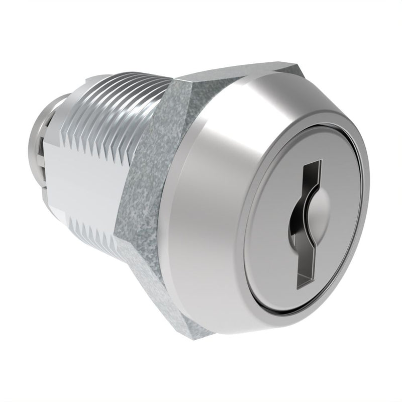 SOUTHCO Cam Lock Latch, Zinc Alloy, Stainless Covered Core, Stainless Covered Housing [CM-5-2S409-2TB]