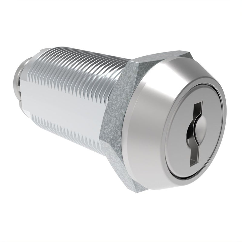 SOUTHCO Cam Lock Latch, Zinc Alloy, Stainless Covered Core, Stainless Covered Housing [CM-5-3S401-2TB]