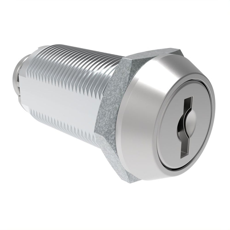 SOUTHCO Cam Lock Latch, Zinc Alloy, Stainless Covered Core, Stainless Covered Housing [CM-5-3S409-2TB]