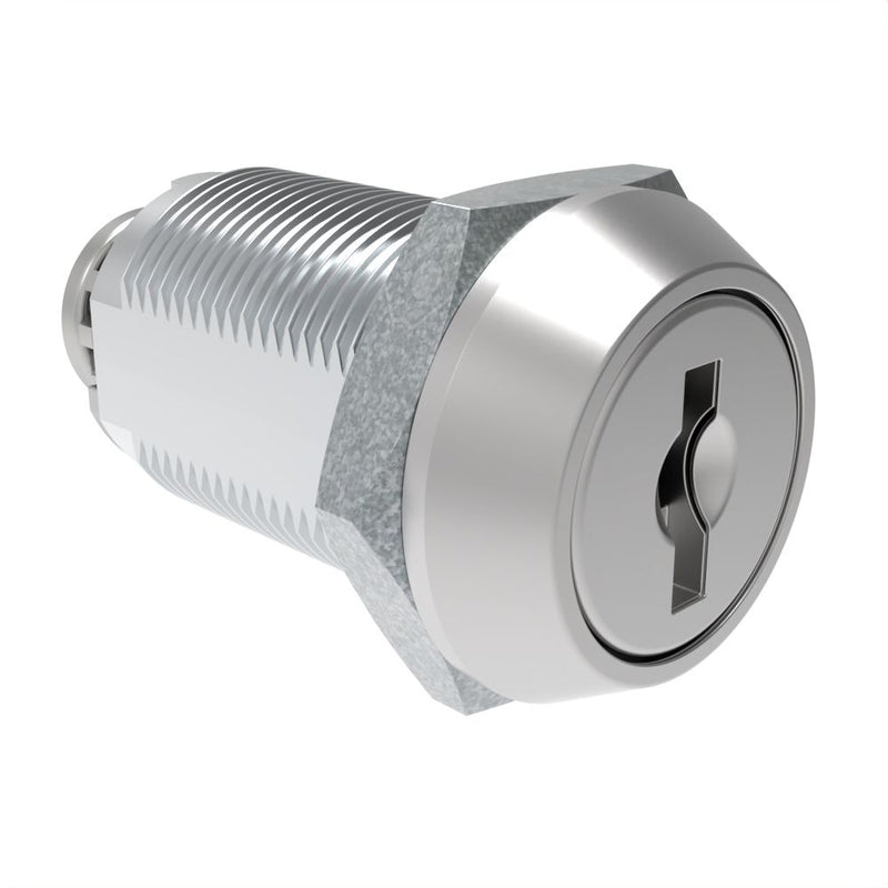 SOUTHCO Cam Lock Latch, Zinc Alloy, Stainless Covered Core, Stainless Covered Housing [CM-5-6S409-2TB]