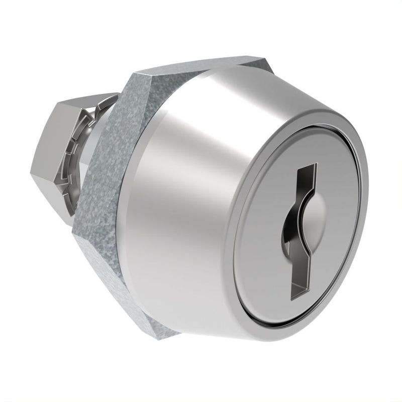 SOUTHCO Cam Lock Latch, Zinc Alloy, Stainless Covered Core, Stainless Covered Housing [CM-5-7S401-2TB]