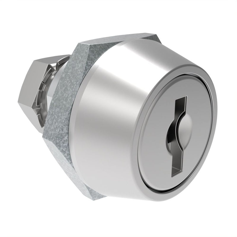 SOUTHCO Cam Lock Latch, Zinc Alloy, Stainless Covered Core, Stainless Covered Housing [CM-5-7S409-2TB]