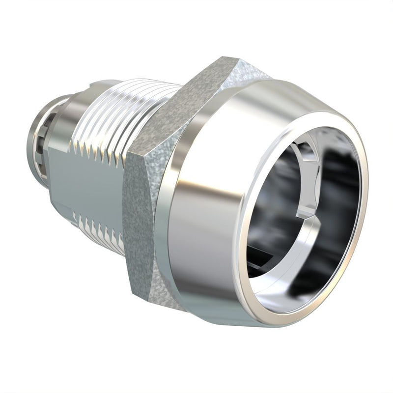 SOUTHCO Cam Lock Latch, Zinc Alloy, No Core, Stainless Covered Housing [CM-6-2S409-NUB]