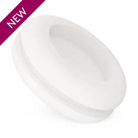 Essentra Diaphragm Grommet 25.5 mm 19.0 mm 36.5 mm White PVC [20955519]; 20955519