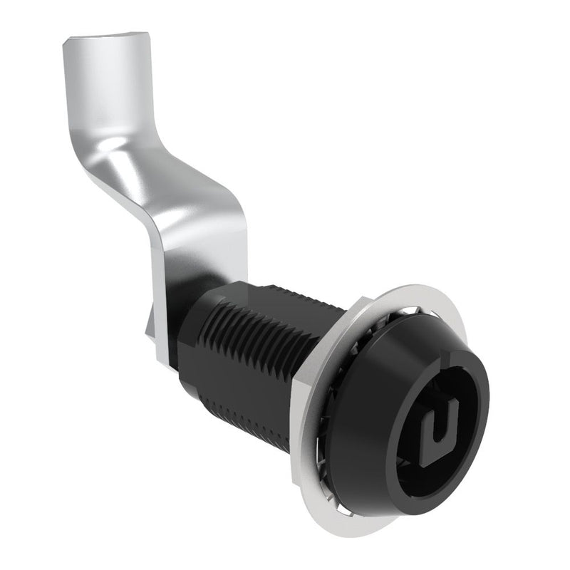 SOUTHCO VISE ACTION® Compression Latch, Large Size, 8 mm Square, Aluminum Alloy, Hard Anodized, Black, 56 mm (2.2 in) Grip [E3-1210-1859]