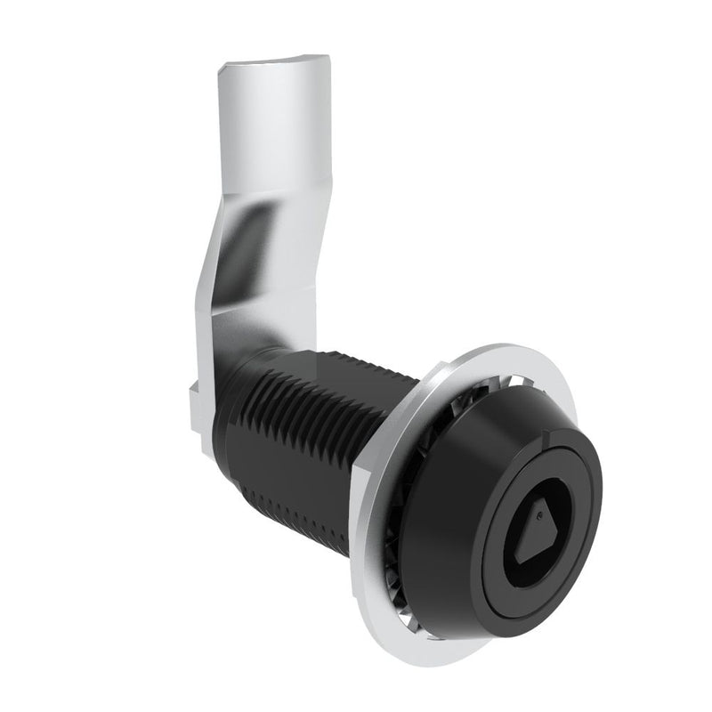 SOUTHCO VISE ACTION® Compression Latch, Large Size, 7 mm Triangle, Aluminum Alloy, Hard Anodized, Black, 32 mm (1.26 in) Grip [E3-123-0659]