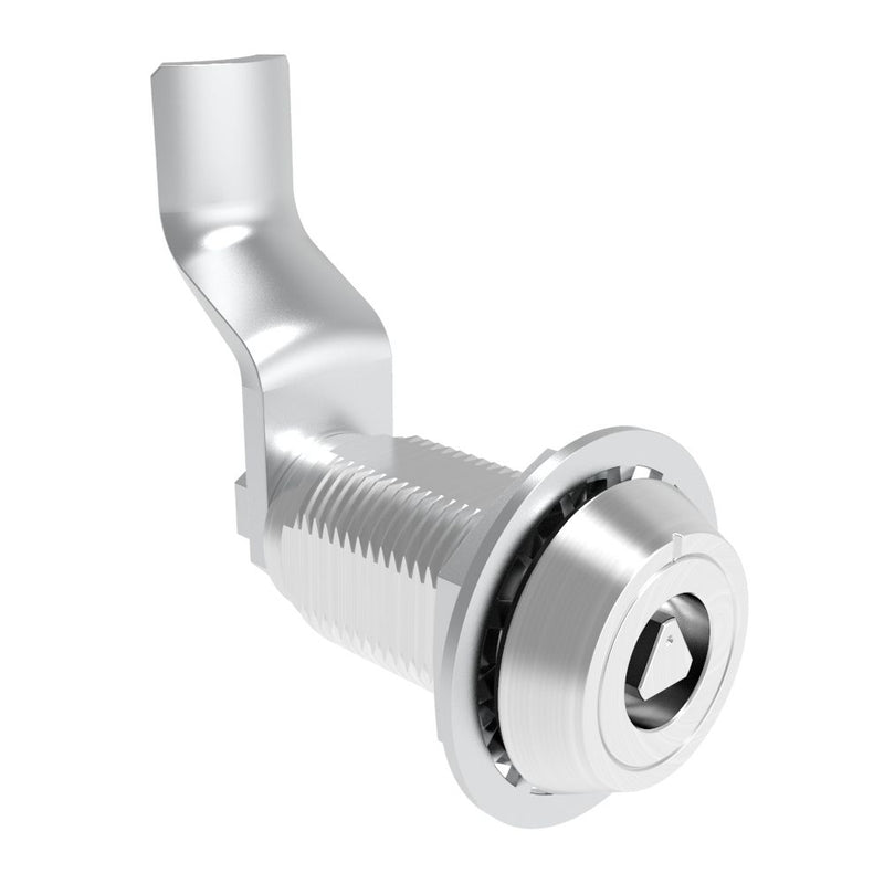 SOUTHCO VISE ACTION® Compression Latch, Large Size, 7 mm Triangle, Aluminum Alloy, Powder Coated, Clear, 50 mm (1.97 in) Grip [E3-103-1506]