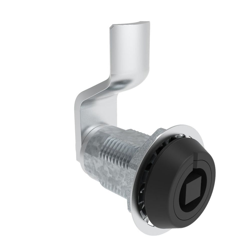 SOUTHCO VISE ACTION® Compression Latch, Large Size, 7 mm Square, Zinc Alloy, Powder Coated, Black, 17 mm (0.67 in) Grip [E3-124-015]