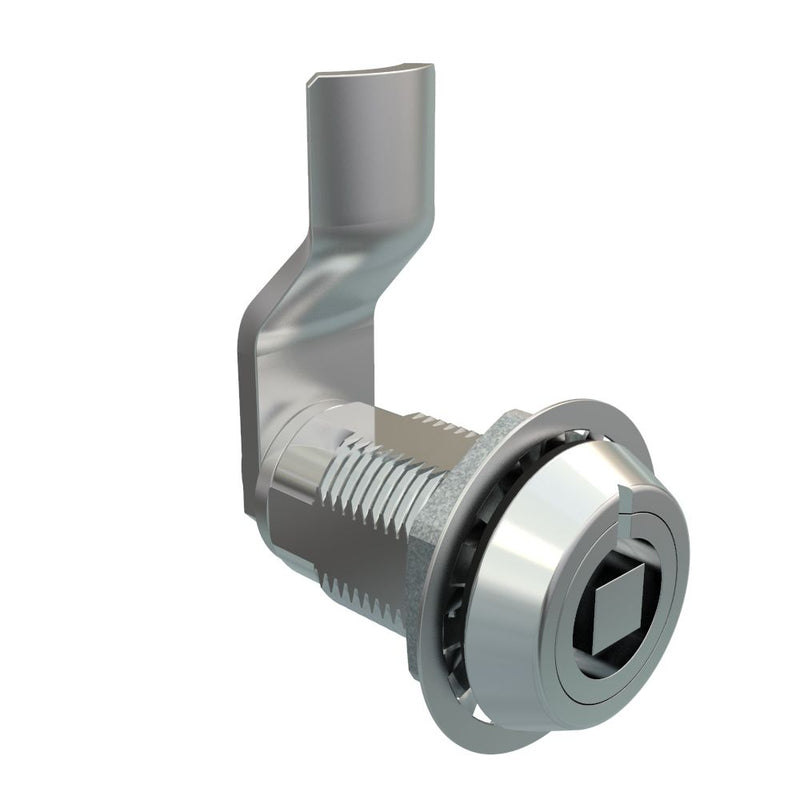 SOUTHCO VISE ACTION® Compression Latch, Large Size, 7 mm Square, Zinc Alloy, Chrome Plated, Bright, 21 mm (0.83 in) Grip [E3-124-031]
