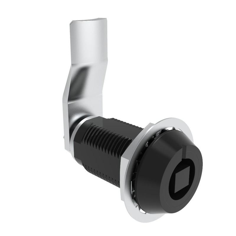 SOUTHCO VISE ACTION® Compression Latch, Large Size, 7 mm Square, Aluminum Alloy, Hard Anodized, Black, 36 mm (1.42 in) Grip [E3-104-0859]