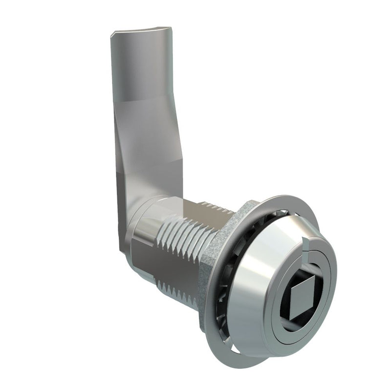 SOUTHCO VISE ACTION® Compression Latch, Large Size, 7 mm Square, Zinc Alloy, Chrome Plated, Bright, 33 mm (1.3 in) Grip [E3-124-091]