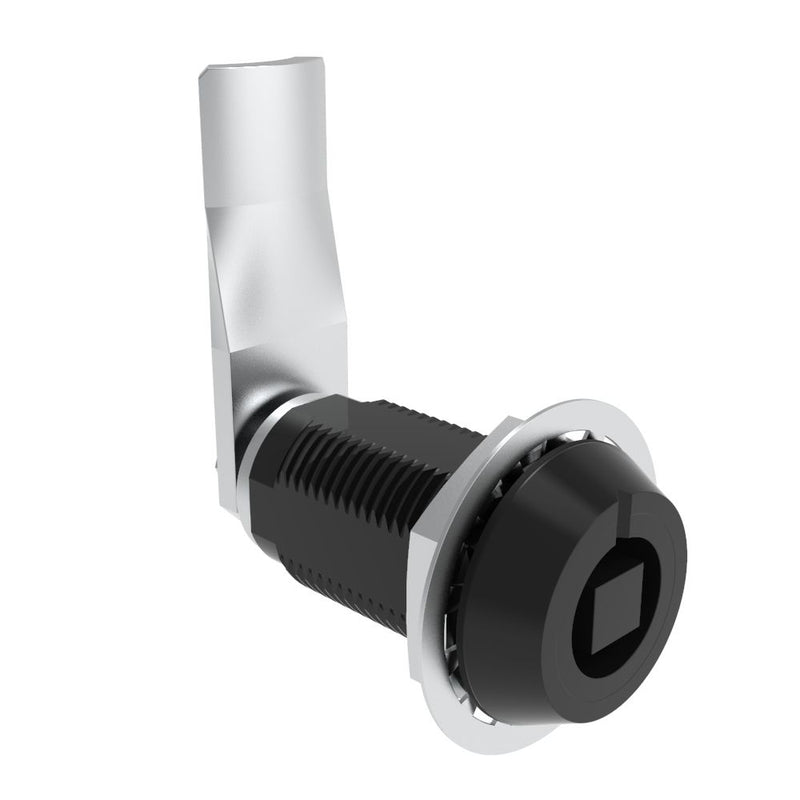 SOUTHCO VISE ACTION® Compression Latch, Large Size, 7 mm Square, Aluminum Alloy, Hard Anodized, Black, 38 mm (1.5 in) Grip [E3-124-0959]