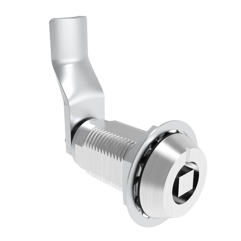 SOUTHCO VISE ACTION® Compression Latch, Large Size, 7 mm Square, Aluminum Alloy, Powder Coated, Clear, 40 mm (1.57 in) Grip [E3-104-1006]