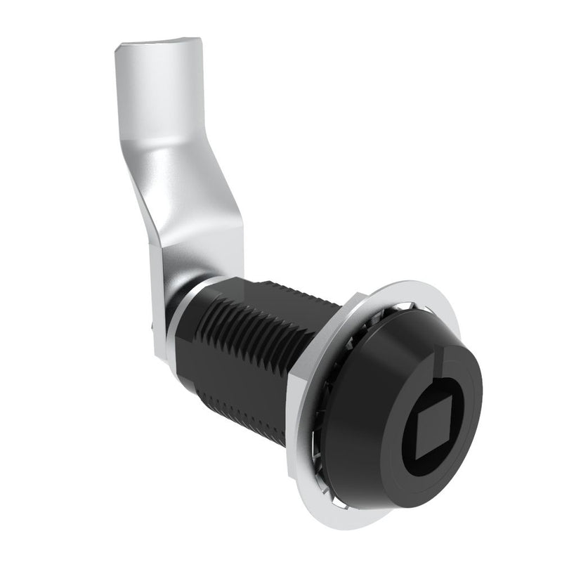 SOUTHCO VISE ACTION® Compression Latch, Large Size, 7 mm Square, Aluminum Alloy, Hard Anodized, Black, 42 mm (1.65 in) Grip [E3-104-1159]
