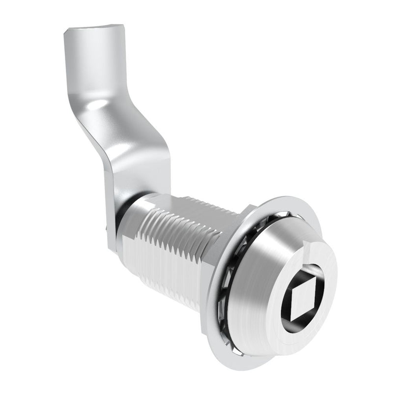 SOUTHCO VISE ACTION® Compression Latch, Large Size, 7 mm Square, Aluminum Alloy, Powder Coated, Clear, 48 mm (1.89 in) Grip [E3-104-1406]