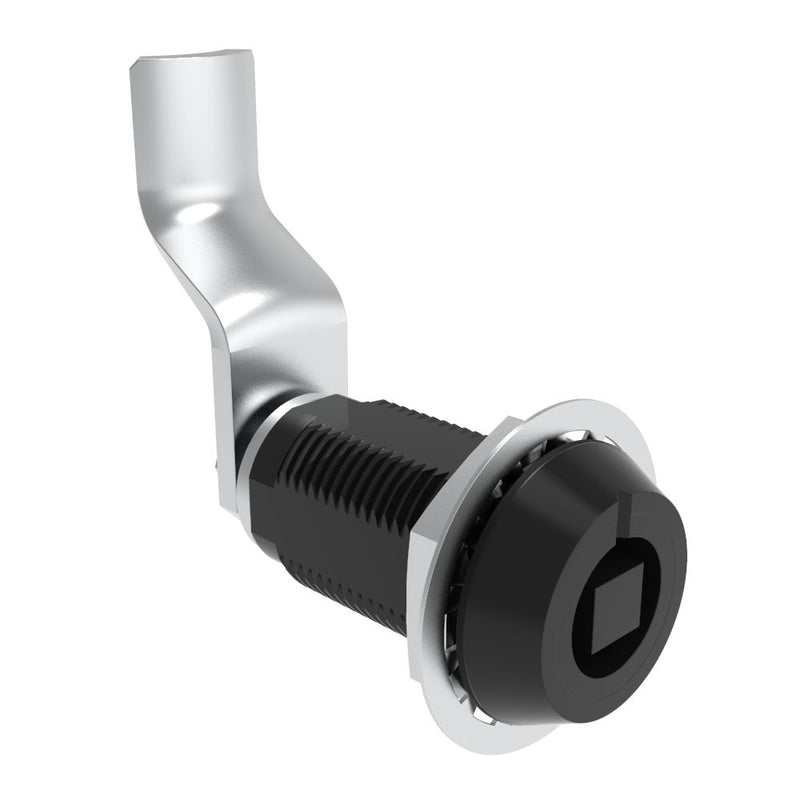 SOUTHCO VISE ACTION® Compression Latch, Large Size, 7 mm Square, Aluminum Alloy, Hard Anodized, Black, 46 mm (1.81 in) Grip [E3-124-1359]