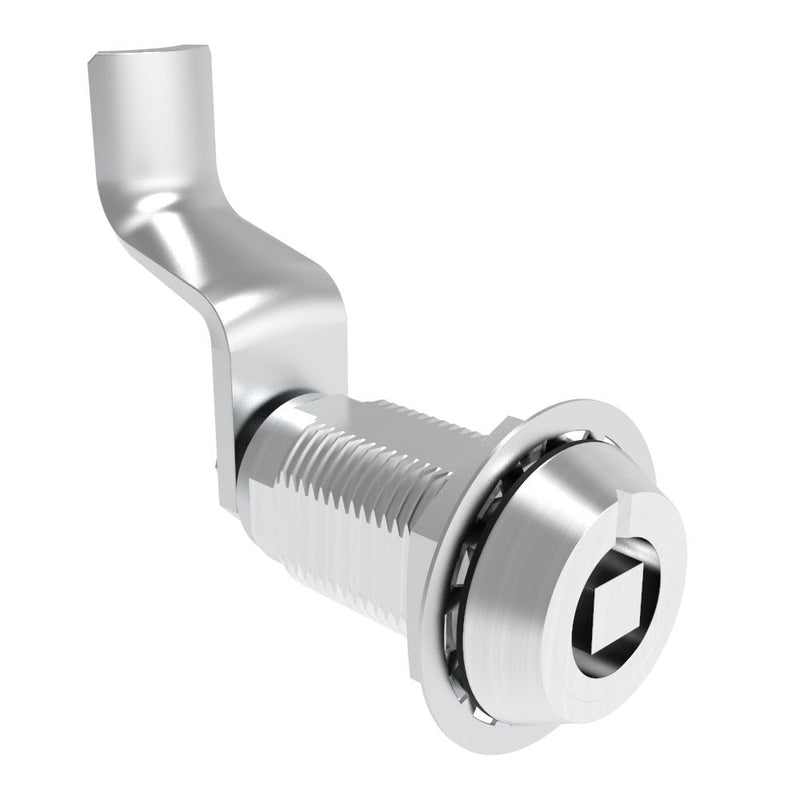 SOUTHCO VISE ACTION® Compression Latch, Large Size, 7 mm Square, Aluminum Alloy, Powder Coated, Clear, 58 mm (2.28 in) Grip [E3-104-1906]