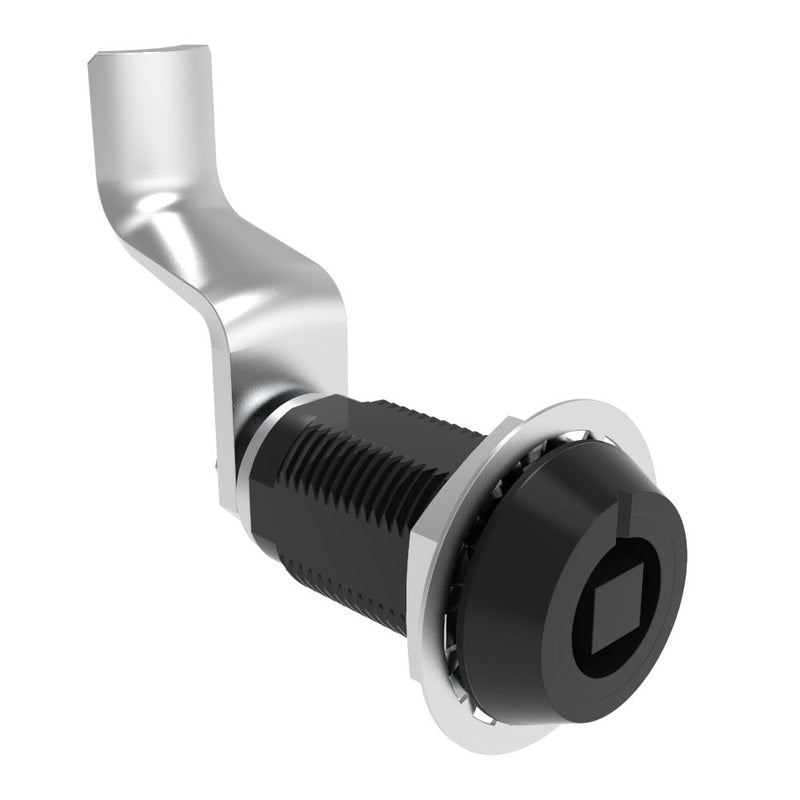 SOUTHCO VISE ACTION® Compression Latch, Large Size, 7 mm Square, Aluminum Alloy, Hard Anodized, Black, 54 mm (2.13 in) Grip [E3-104-1759]