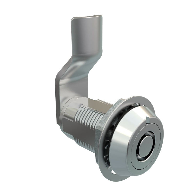 SOUTHCO VISE ACTION® Compression Latch, Large Size, Southco® Tubular Key, Zinc Alloy, Chrome Plated, Bright, 23 mm (0.91 in) Grip [E3-105-041]