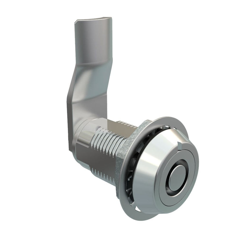 SOUTHCO VISE ACTION® Compression Latch, Large Size, Southco® Tubular Key, Zinc Alloy, Chrome Plated, Bright, 29 mm (1.14 in) Grip [E3-105-071]