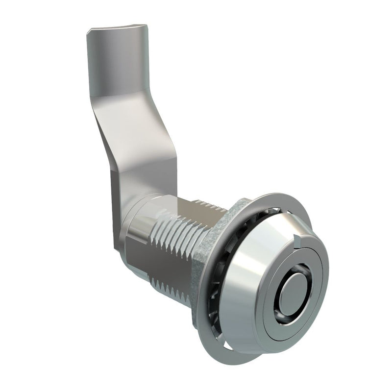 SOUTHCO VISE ACTION® Compression Latch, Large Size, Southco® Tubular Key, Zinc Alloy, Chrome Plated, Bright, 35 mm (1.38 in) Grip [E3-125-101]
