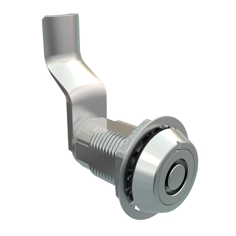 SOUTHCO VISE ACTION® Compression Latch, Large Size, Southco® Tubular Key, Zinc Alloy, Chrome Plated, Bright, 45 mm (1.77 in) Grip [E3-125-151]